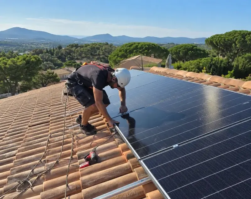 Installateur panneaux solaires Malguénac — pose photovoltaïque sur toiture